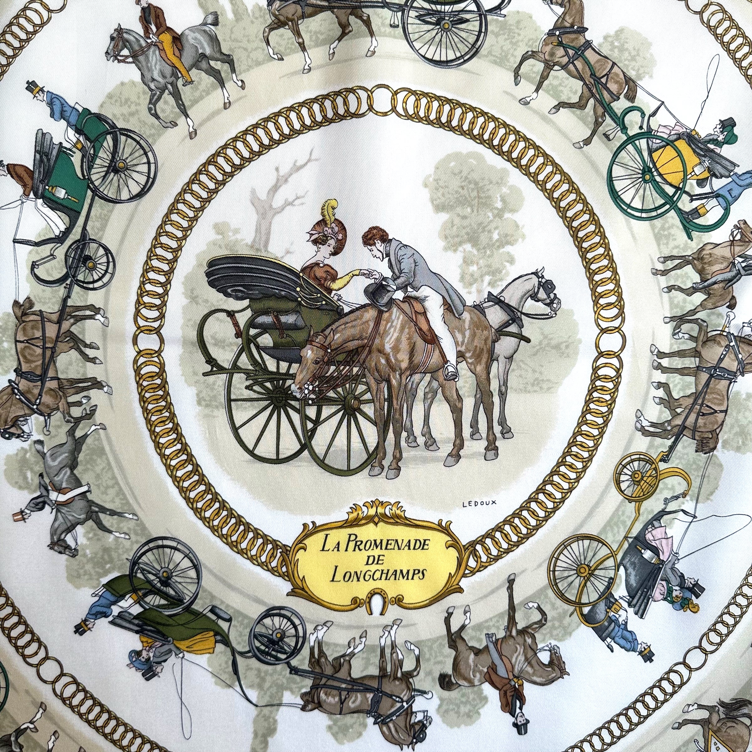 The Longchamp Promenade - HERMES SCARF 90 CM