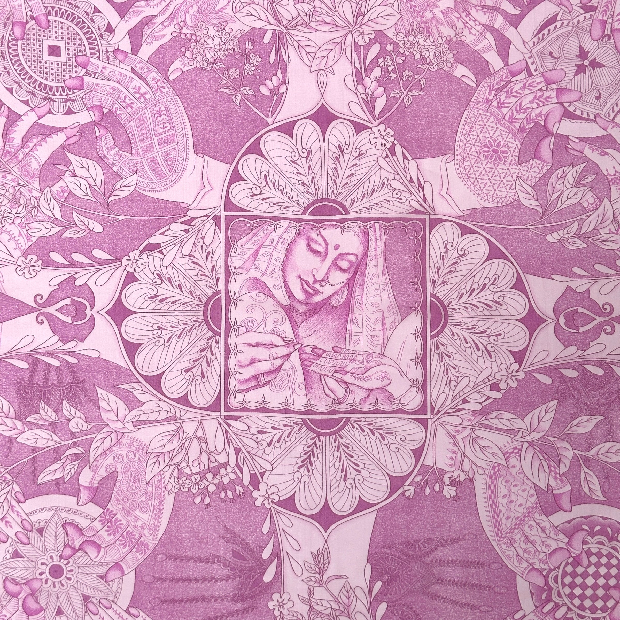 dessin-de-femme-foulard-carre-hermes-le-chant-du-henne