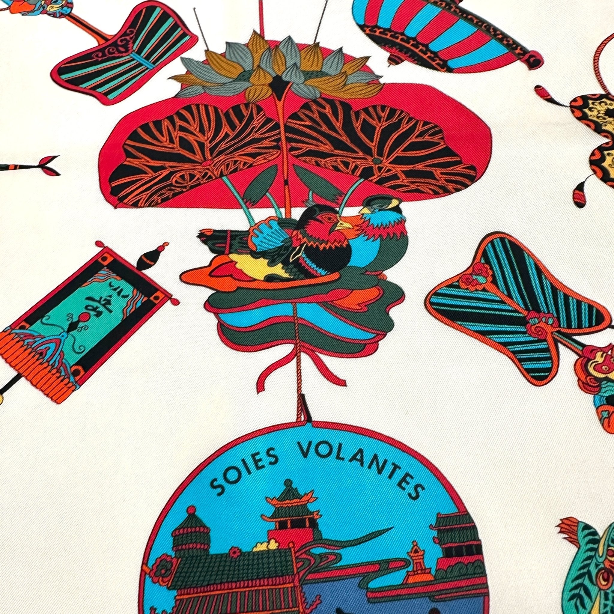 dessin de canard sur le carre hermes