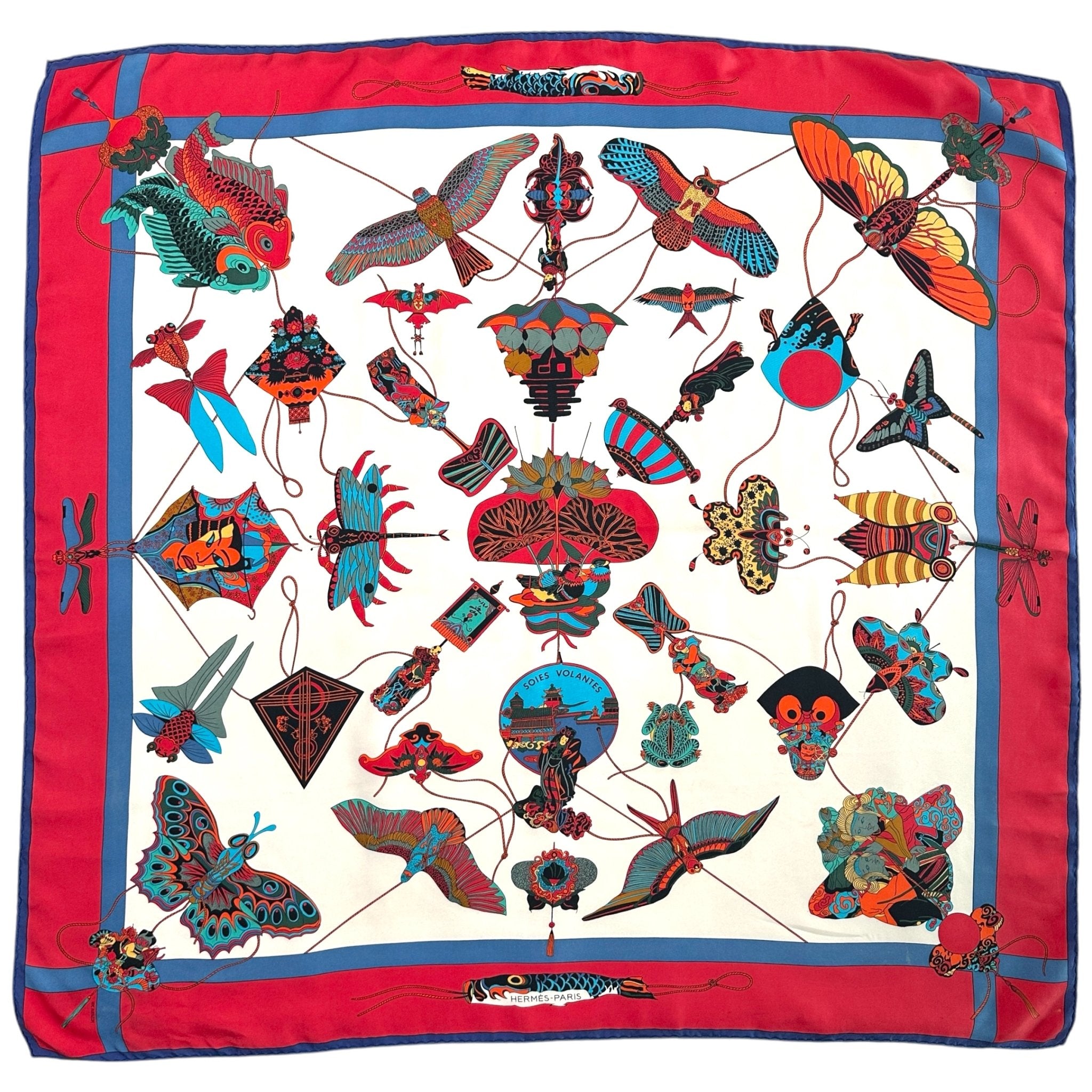 Soies volantes - FOULARD HERMES 90CM