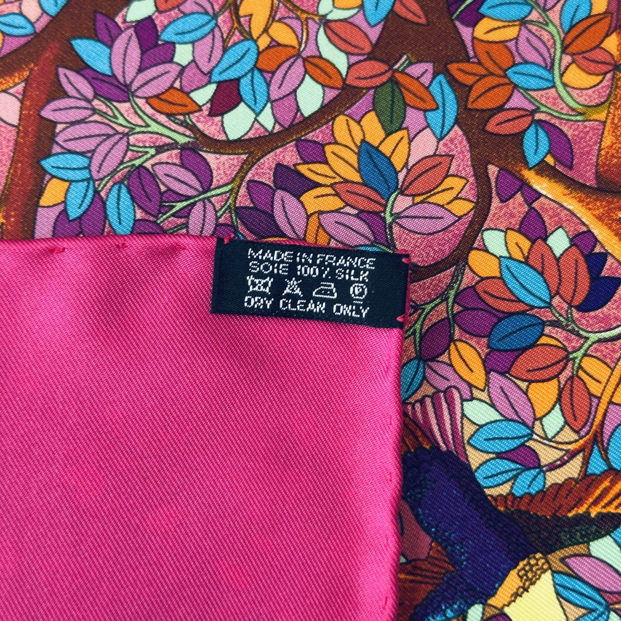 etiquette de composition made in france et en cent pour cent soie