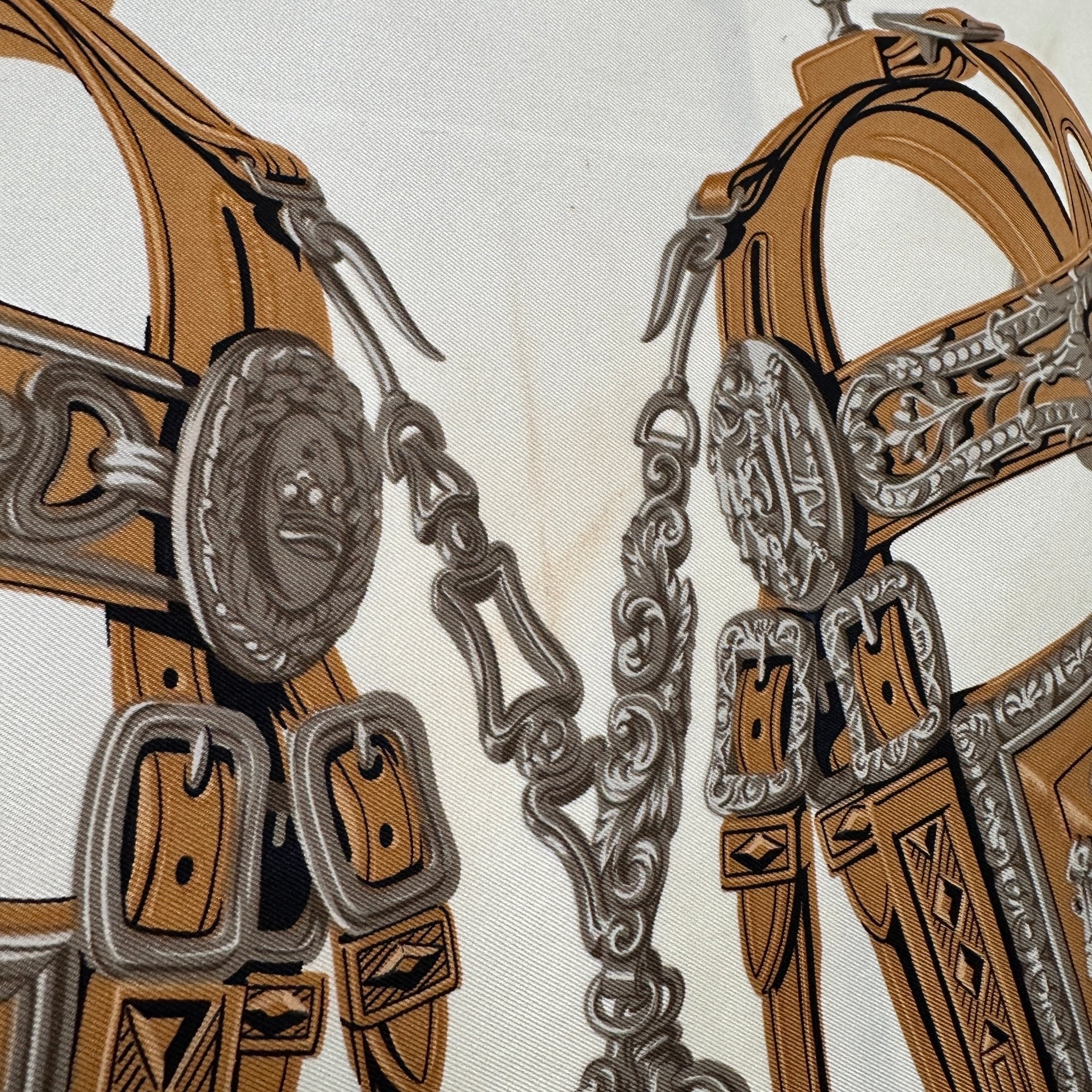 Brides de gala - FOULARD HERMES 90 CM - Carré Society