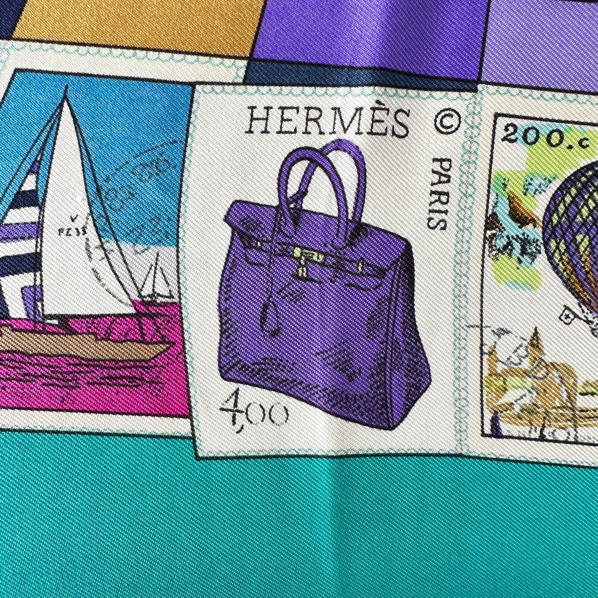 CORRESPONDENCE - HERMES SCARF - CATY LATHAM - EXCELLENT CONDITION