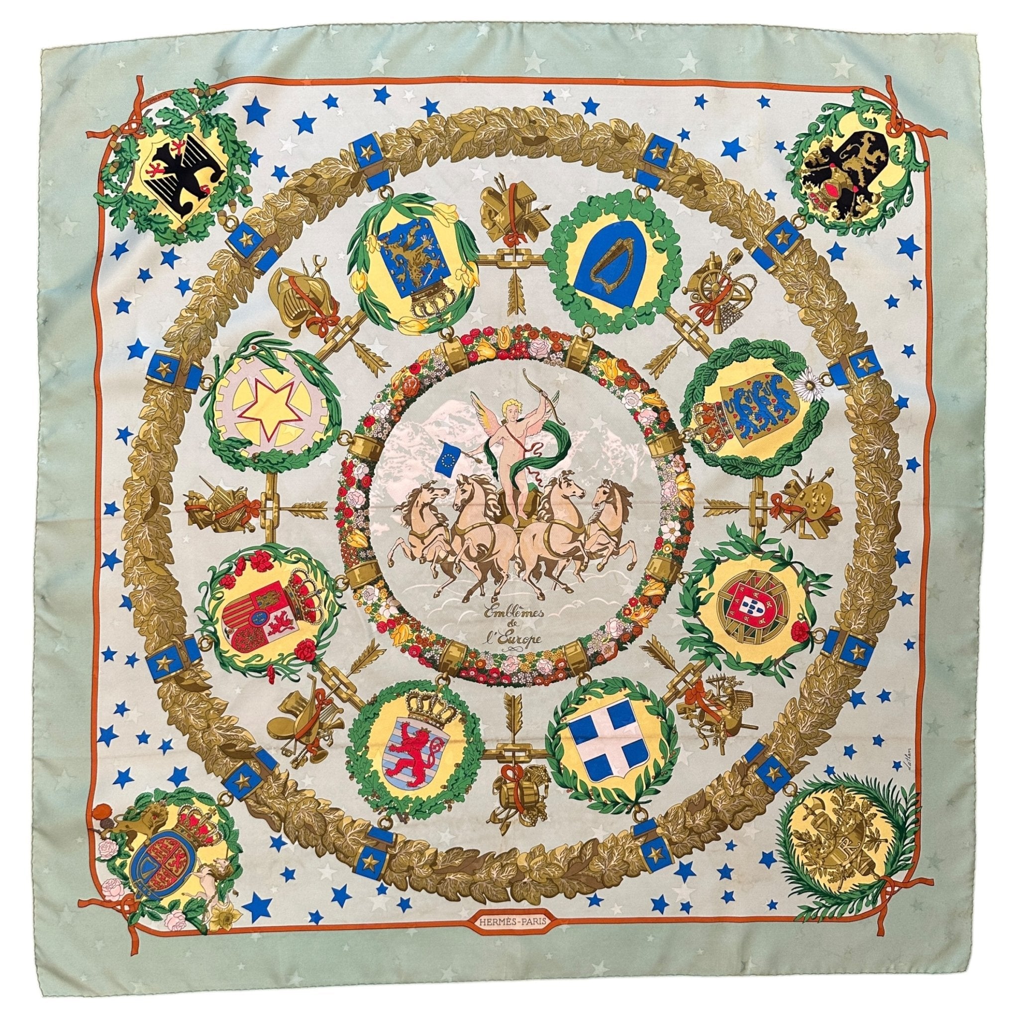 Emblems of Europe - HERMES SCARF 90 CM