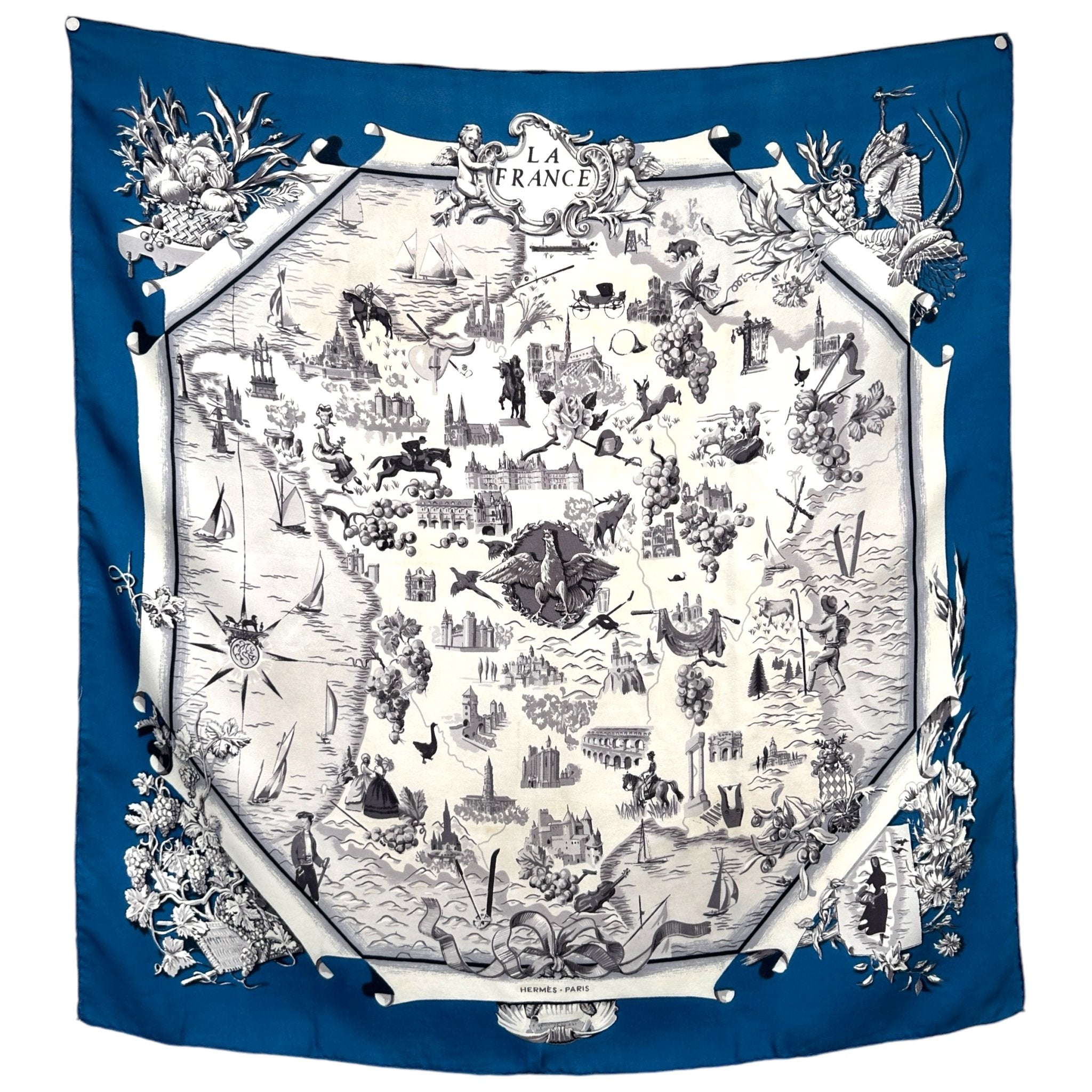France - HERMES SCARF - 1959