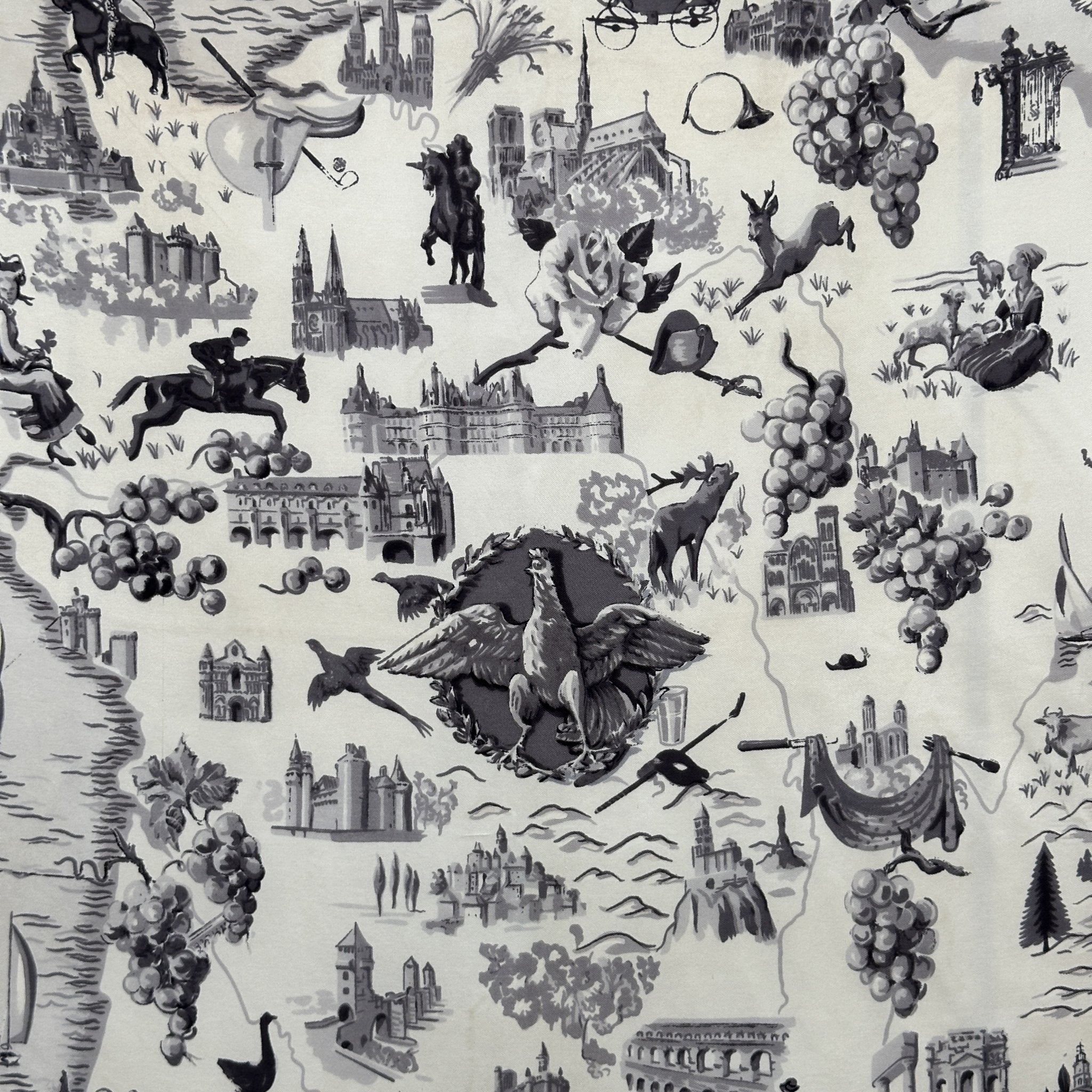 France - HERMES SCARF - 1959