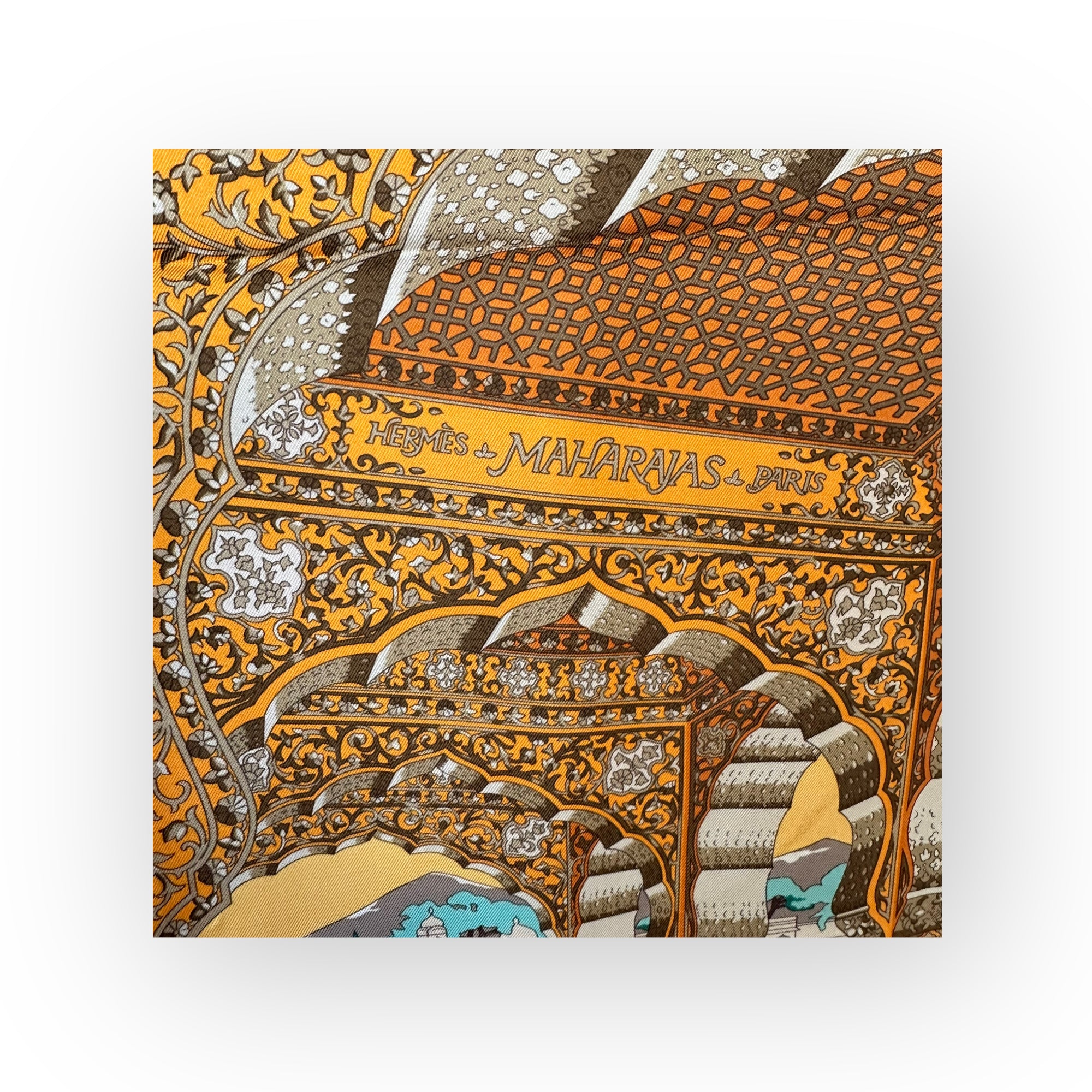 SPLENDOR OF THE MAHARAJAS - HERMES SCARF 1996 - VERY RARE