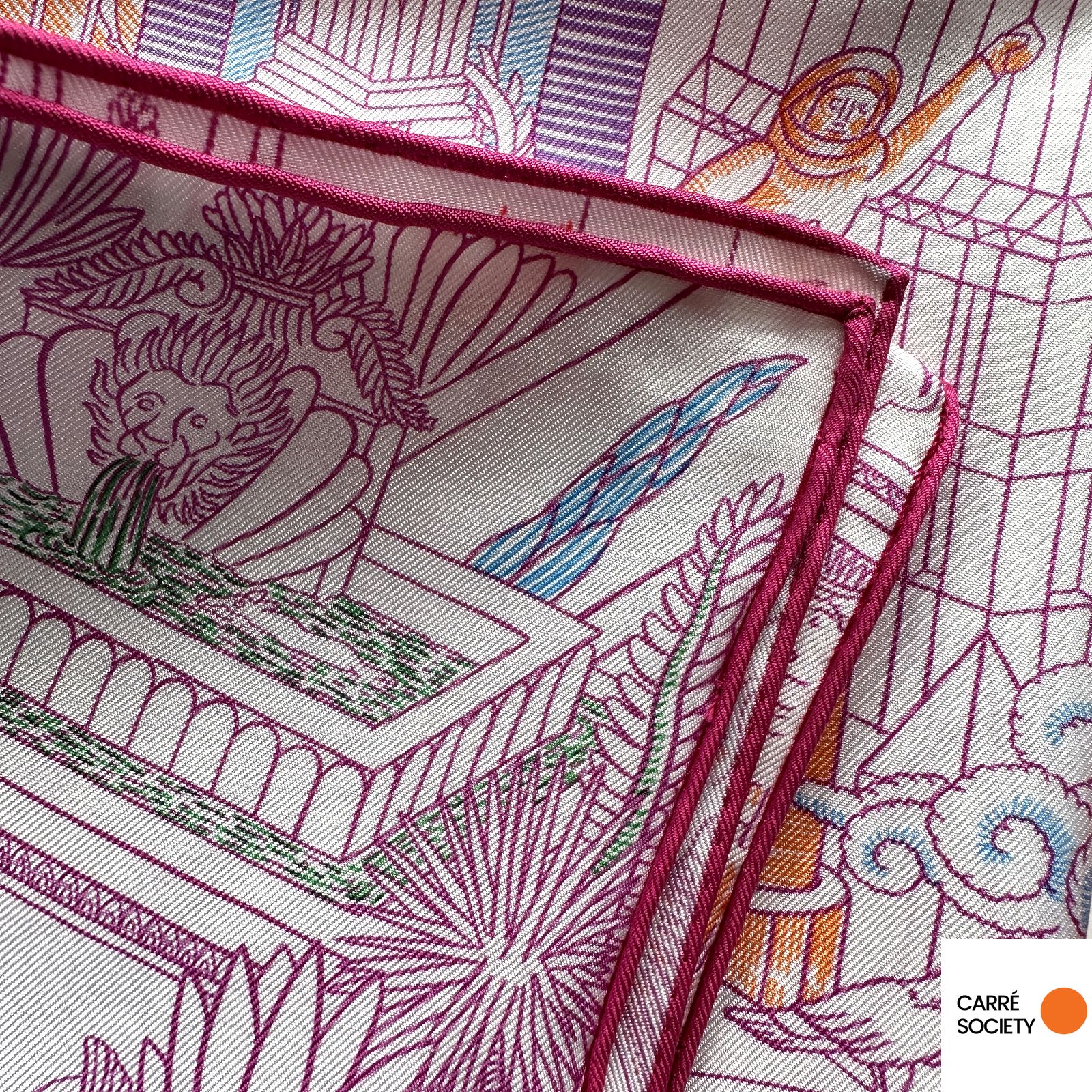 Hermès scarf 90 cm Animapolis Jan Bajtlik